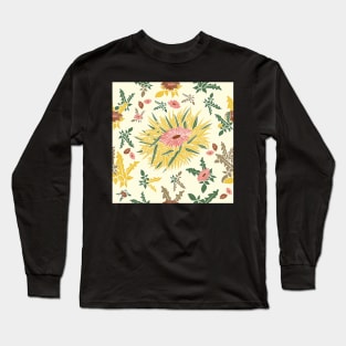 Floral Weeds Long Sleeve T-Shirt